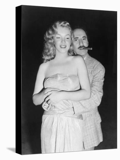 Marilyn Monroe, Groucho Marx, Love Happy, 1949-null-Premier Image Canvas