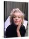 Marilyn Monroe on Patio Outside of Her Home-Alfred Eisenstaedt-Premier Image Canvas