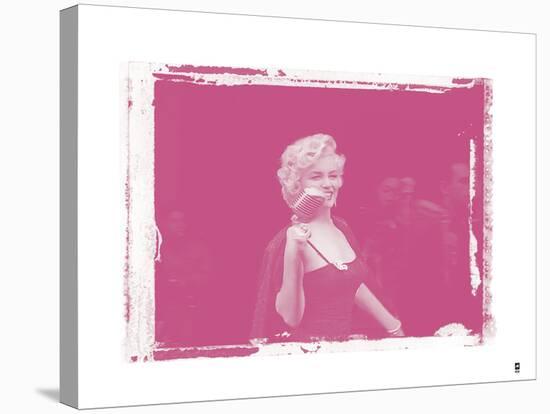 Marilyn Monroe VII In Colour-British Pathe-Stretched Canvas