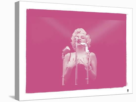 Marilyn Monroe VIII In Colour-British Pathe-Stretched Canvas