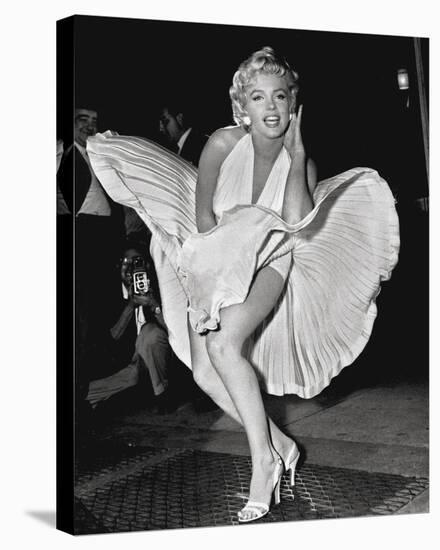Marilyn's 7 Year Itch Pose-The Chelsea Collection-Stretched Canvas