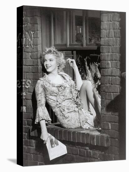 Marilyn, Window Sill-null-Stretched Canvas
