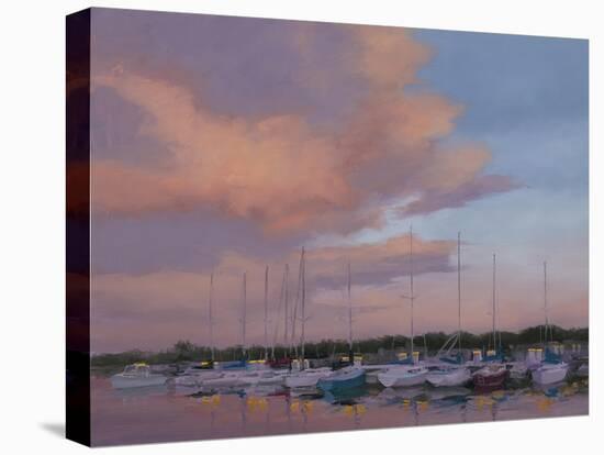 Marina Sunset-Jill Schultz McGannon-Stretched Canvas