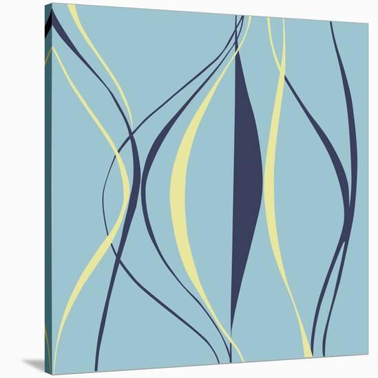 Marine Azure-Denise Duplock-Stretched Canvas