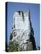 Marine Iguana and Galapagos Mockingbird Atop a Monument, Galapagos Islands, Ecuador-Charles Sleicher-Premier Image Canvas