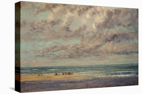 Marine - Les Equilleurs-Gustave Courbet-Premier Image Canvas