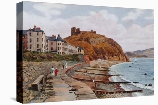 Marine Terrace and Castle, Criccieth-Alfred Robert Quinton-Premier Image Canvas