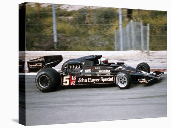 Mario Andretti Racing a Jps Lotus-Cosworth 78, Spanish Grand Prix, Jarama, Spain, 1977-null-Premier Image Canvas