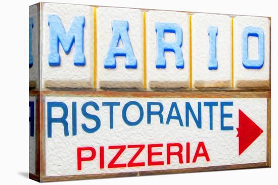 Mario's Pizzeria-Tosh-Stretched Canvas