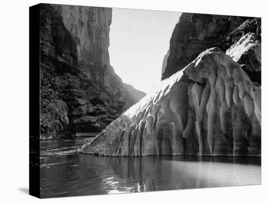 Mariscal Canyon, with Steep, Jagged Walls Rising Sharply from River, at Big Bend National Park-Myron Davis-Premier Image Canvas