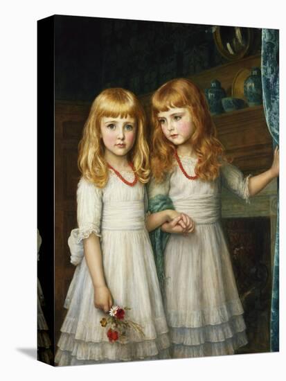 Marjory and Lettice Wormald-Arthur Hughes-Premier Image Canvas