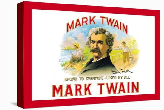 Mark Twain Cigars-null-Stretched Canvas