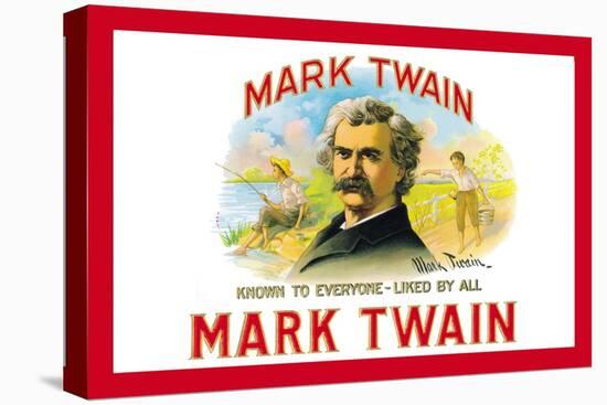 Mark Twain Cigars-null-Stretched Canvas