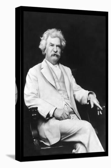 Mark Twain-A.f. Bradley-Stretched Canvas