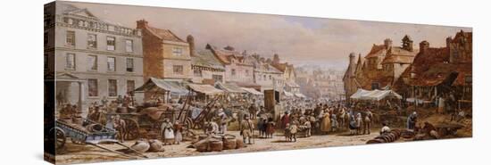 Market Day, Ashbourne, Near Derby-John Brett-Premier Image Canvas