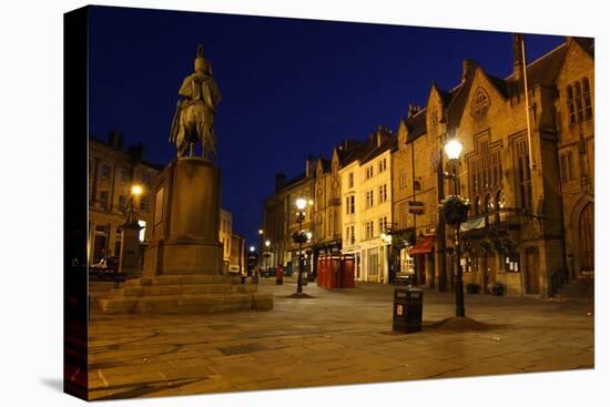 Market Place at Night, Durham-Peter Thompson-Premier Image Canvas