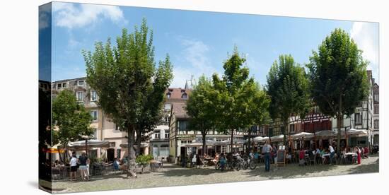 Market Place, Place Du Marche Gayot, Strasbourg, Bas-Rhin, Alsace, France-null-Premier Image Canvas