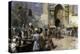 Market Scene by a Mosque-Edwin Lord Weeks-Premier Image Canvas