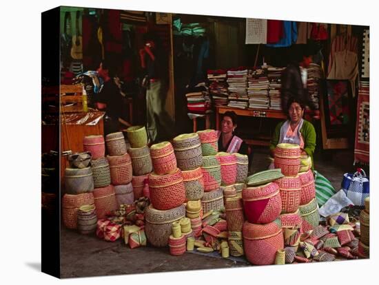 Market Scene, Oaxaca, Mexico-Charles Sleicher-Premier Image Canvas