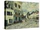 Market Square in Marly, 1876-Alfred Sisley-Premier Image Canvas