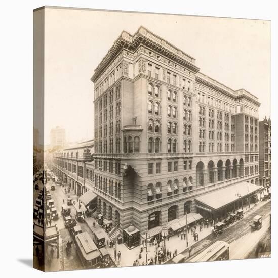 Market Street at 12th, 1912-William Herman Rau-Premier Image Canvas