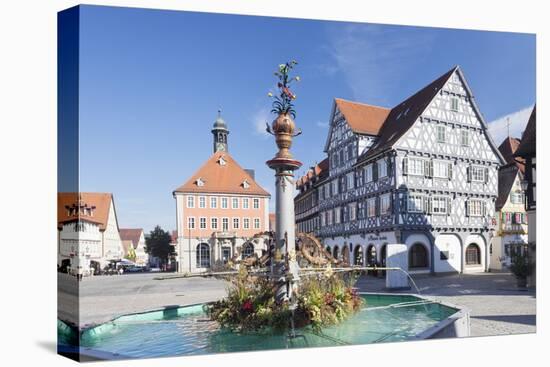 Marketplace, Town Hall, Fountain and Palmsche Apotheke Pharmacy-Markus Lange-Premier Image Canvas