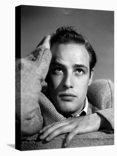 Marlon Brando. "Battle Stripe" 1950 "The Men" Directed by Fred Zinnemann-null-Premier Image Canvas