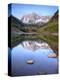 Maroon Bells From Maroon Lake, Maroon Bells-Snowmass Wilderness, Colorado, USA-Jamie & Judy Wild-Premier Image Canvas