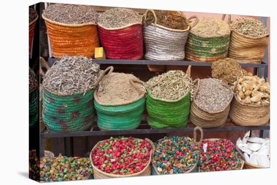 Marrakech, Morocco. Spices on Sale in the Suk.-Marco Bottigelli-Premier Image Canvas