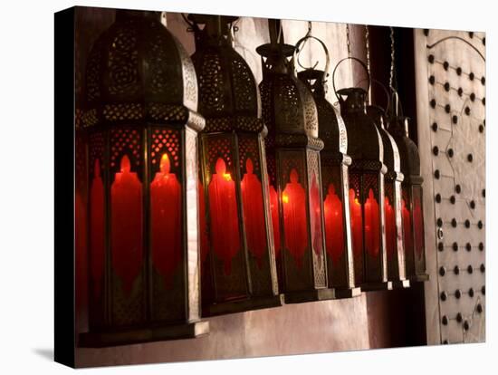 Marrakech, the Entrance to Café Arabe Built in a Refurbished Moroccan House, Morocco-Paul Harris-Premier Image Canvas