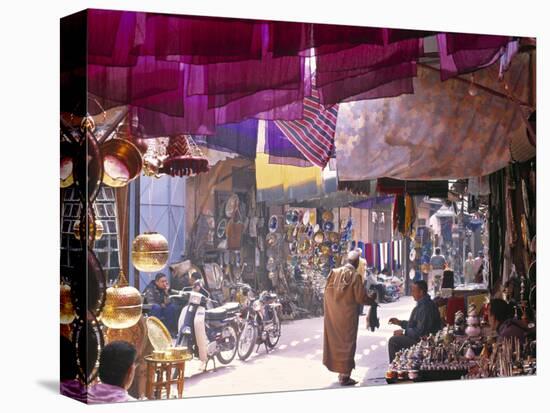 Marrakesh Market, Morocco-Peter Adams-Premier Image Canvas