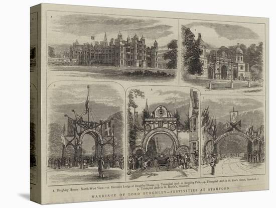 Marriage of Lord Burghley, Festivities at Stamford-null-Premier Image Canvas