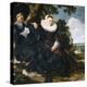 Marriage Portrait of Isaac Massa and Beatrix van der Laen-Frans Hals the Elder-Premier Image Canvas