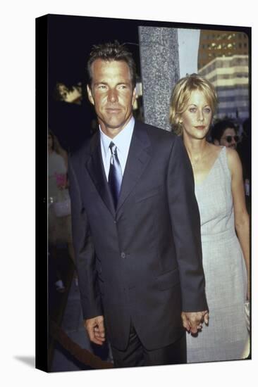 Married Actors Dennis Quaid and Meg Ryan at Film Premiere of His "The Parent Trap"-Mirek Towski-Premier Image Canvas