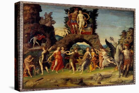 Mars and Venus or the Parnassus, 1497 (Oil on Canvas)-Andrea Mantegna-Premier Image Canvas