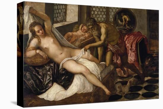 Mars and Venus Surprised by Vulcan-Jacopo Robusti Tintoretto-Premier Image Canvas