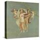 Mars and Venus with Cherubs on a Blue Background, from Herculaneum (Fresco)-Roman-Premier Image Canvas