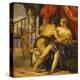 Mars and Venus with Love-Paolo Veronese-Premier Image Canvas