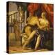 Mars and Venus with Love-Paolo Veronese-Premier Image Canvas