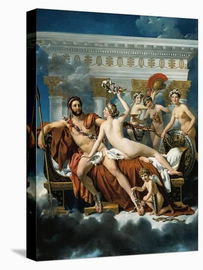 Mars Disarmed by Venus and the Three Graces-Jacques-Louis David-Premier Image Canvas