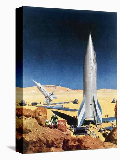 Mars Mission, 1950S-Chesley Bonestell-Premier Image Canvas