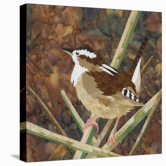 Marsh Wren-Kestrel Michaud-Premier Image Canvas