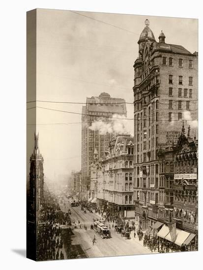 Marshall Field and Co. Retail Store on State Street, Downtown Chicago, 1890s-null-Premier Image Canvas