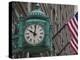 Marshall Field Building Clock, Now Macy's Department Store, Chicago, Illinois, USA-Amanda Hall-Premier Image Canvas