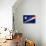 Marshall Islands Flag Design with Wood Patterning - Flags of the World Series-Philippe Hugonnard-Stretched Canvas displayed on a wall