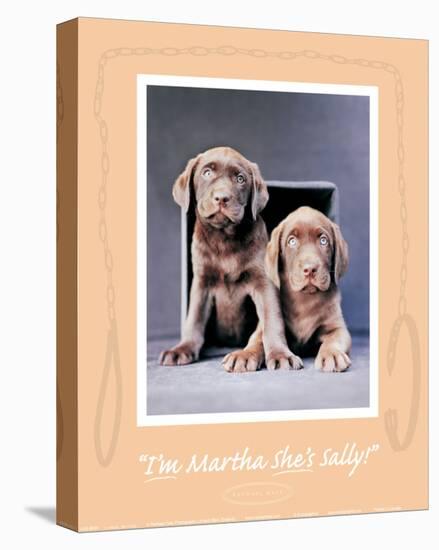 Martha and Sally-Rachael Hale-Stretched Canvas