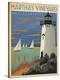 Martha’s Vineyard, Massachusetts (Lighthouse)-Anderson Design Group-Stretched Canvas