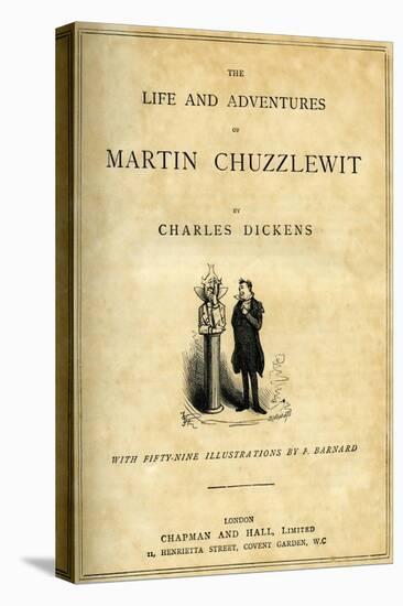 Martin Chuzzlewitt by Charles Dickens-Frederick Barnard-Premier Image Canvas