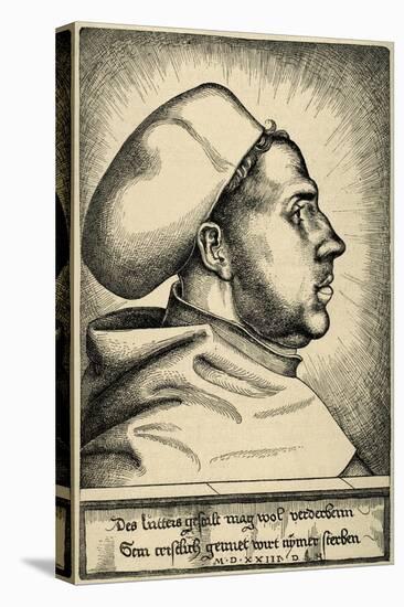 Martin Luther, (1483-1546), German Reformer, Portrait-null-Premier Image Canvas