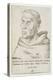 Martin Luther, Bust in Three-Quarter View, 1520 (Engraving on Laid Paper with Watermark)-Lucas the Elder Cranach-Premier Image Canvas